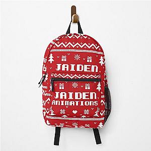 Jaiden Animations Christmas Gift Ugly Lovely White Sweater Pixel Art 8bit Backpack