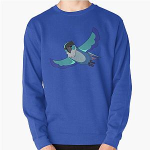 Jaiden animations cute flying bird watching you funny Pullover Sweatshirt