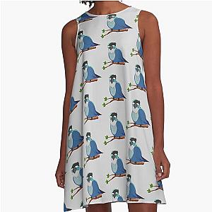 Jaiden animations, a bird on a leaf, parrot, A-Line Dress