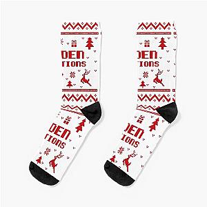Jaiden Animations Christmas Gift Red Ugly Lovely Sock Set