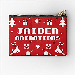Jaiden Animations Christmas Gift White Ugly Lovely Sweater, Funny Sweater, Pixel Artwork Zipper Pouch