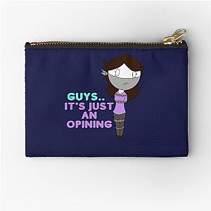 Jaiden Animations Sticker Zipper Pouch