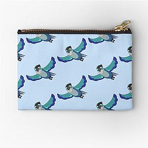 Jaiden animations cute flying bird, parrot watching you Zipper Pouch