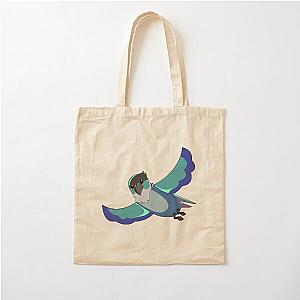 Jaiden animations cute flying bird watching you funny Cotton Tote Bag
