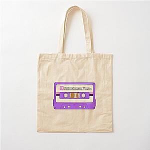 Jaiden Animations playlists funny retro audio music cassette tape humor quotes Cotton Tote Bag