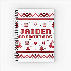 Jaiden animations xmas gift red ugly lovely sweater. funny828bitart Spiral Notebook
