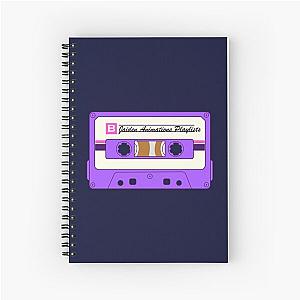 Jaiden Animations playlists, funny retro audio music, humor quotes, Spiral Notebook