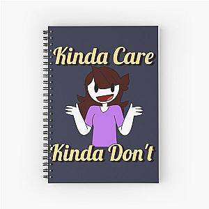 Jaiden Animations Kinda Care Spiral Notebook