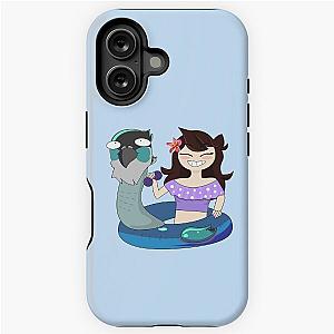 Jaiden animations swimming pool and sunglasses bird saving buoy summer swimsuit iPhone Tough Case