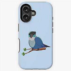 Jaiden Animations Cute Bird on a Leaf Parrot iPhone Tough Case