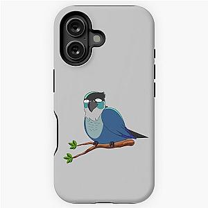 Jaiden animations cute bird on a leaf parrot Tough Case