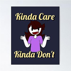 Jaiden Animations Kinda Care Poster