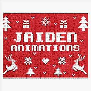 Jaiden animations Christmas gift sweater, pixel artwork 8bitart Jigsaw Puzzle