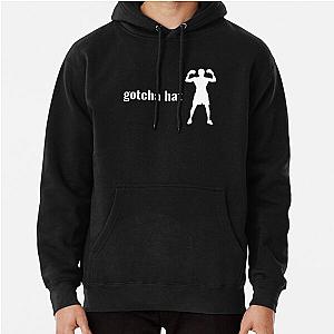 Gotcha Hat - Jake Paul phrase in white text with boxer silhouette Pullover Hoodie RB1306