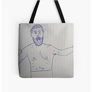 Jake Paul Funny Drawing All Over Print Tote Bag RB1306