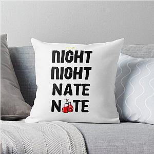 jake paul vs nate robinson (night night nate nate) balck Throw Pillow RB1306