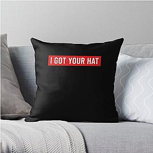 i got your hat - gotcha hat - jake paul black eye Throw Pillow RB1306