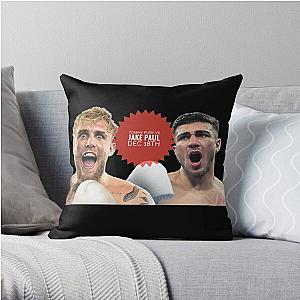 Jake Paul vs Tommy Fury Throw Pillow RB1306