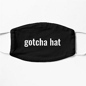 Gotcha Hat - Jake Paul phrase in White text Flat Mask RB1306