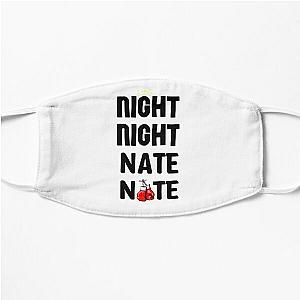 jake paul vs nate robinson (night night nate nate) balck Flat Mask RB1306