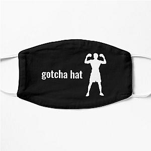 Gotcha Hat - Jake Paul phrase in white text with boxer silhouette Flat Mask RB1306