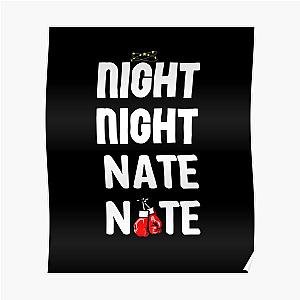 jake paul vs nate robinson (night night nate nate) Poster RB1306