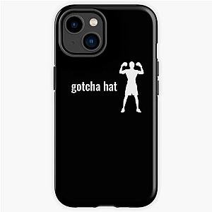 Gotcha Hat - Jake Paul phrase in white text with boxer silhouette iPhone Tough Case RB1306