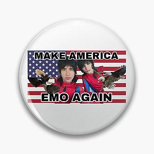 America Emo Again Johnnie Gilbert and Jake Webber  Pin