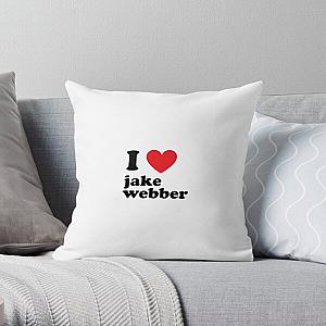 i heart jake webber Throw Pillow