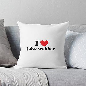 i heart jake webber 2 Throw Pillow