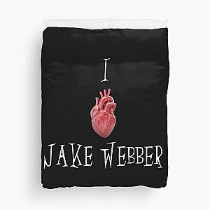 I "heart" Jake Webber Duvet Cover