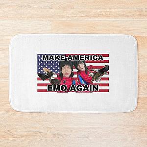 America Emo Again Johnnie Gilbert and Jake Webber  Bath Mat