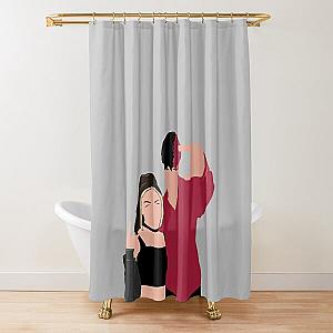 Tara Yummy and Jake Webber Shower Curtain