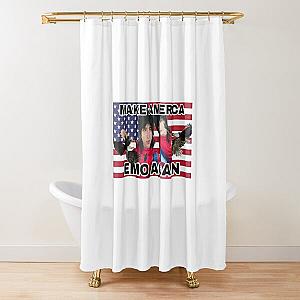 America Emo Again Johnnie Gilbert and Jake Webber  Shower Curtain