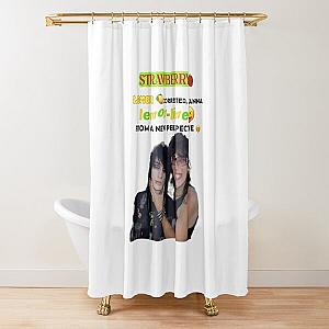 Johnnie Gilbert & Jake Webber Ironic Fan Design Shower Curtain