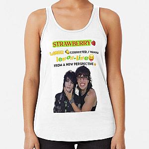 Johnnie Gilbert & Jake Webber Ironic Fan Design Racerback Tank Top