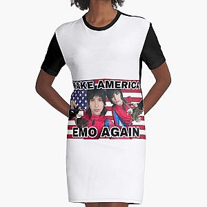 America Emo Again Johnnie Gilbert and Jake Webber  Graphic T-Shirt Dress