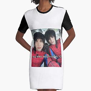 jake webber johnnie guilbert emo boyfriends Graphic T-Shirt Dress