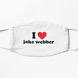 i heart jake webber 2 Flat Mask