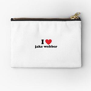 i heart jake webber 2 Zipper Pouch