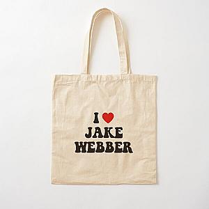 I Heart Jake Webber Cotton Tote Bag