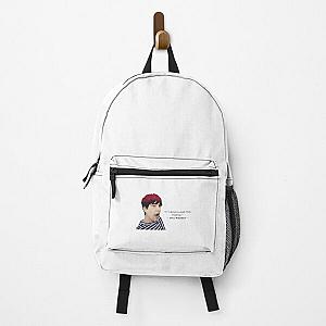 Jake Webber - quote Backpack