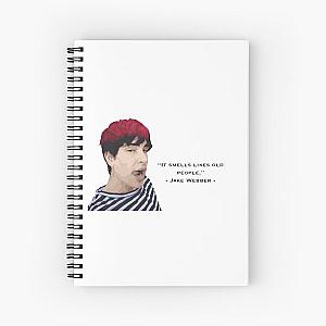 Jake Webber - quote  Spiral Notebook