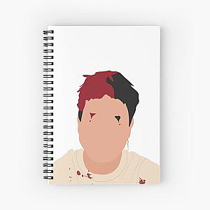 jake webber halloween Spiral Notebook