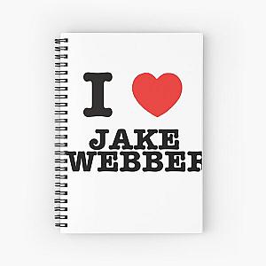 I HEART JAKE WEBBER Spiral Notebook