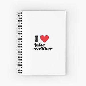 i heart jake webber Spiral Notebook