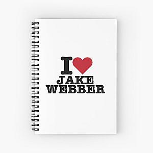 i heart jake webber Spiral Notebook