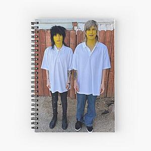 Jake Webber And Johnnie Guilbert Simpson Spiral Notebook