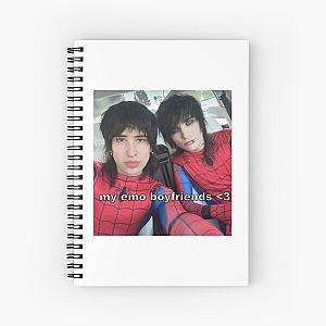 jake webber johnnie guilbert emo boyfriends Spiral Notebook