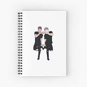 Jake Webber and Colby brock  Spiral Notebook